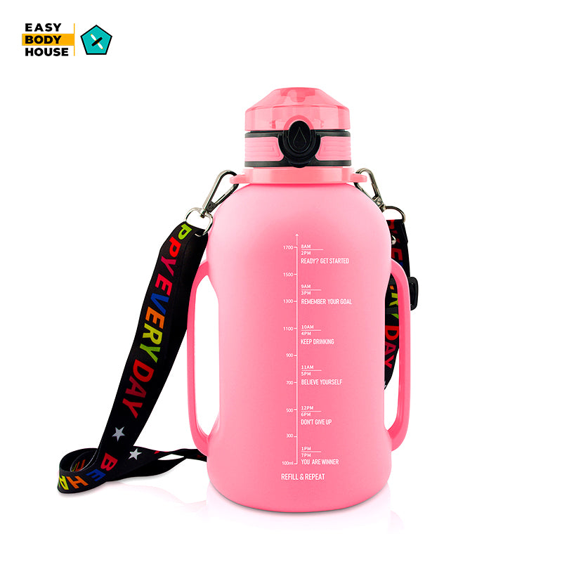 Collapsible Silicone Water Bottle 2000ml - Easy Body House  #