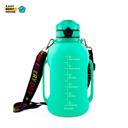 Collapsible Silicone Water Bottle 2000ml - Easy Body House  #