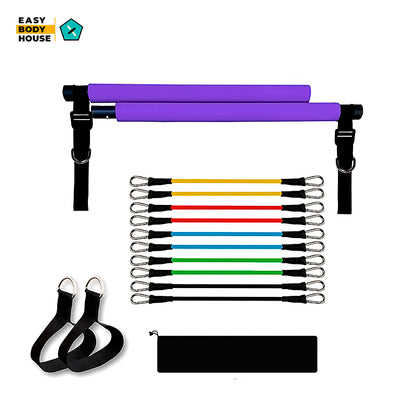 Pilates Bar Kit ( 5 Pairs Resistance Bands)