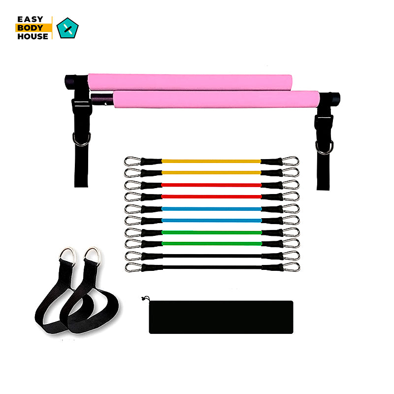 Pilates Bar Kit ( 5 Pairs Resistance Bands)